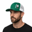 THIGHBRUSH® - Trucker Snapback Hat - Green and White