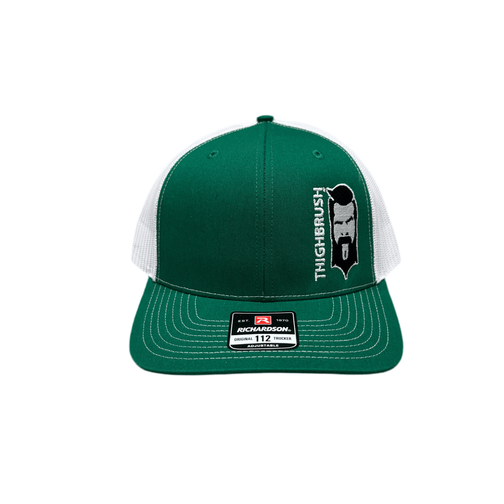 THIGHBRUSH® - Trucker Snapback Hat - Green and White
