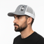 THIGHBRUSH® - Trucker Snapback Hat - Heather Grey and White