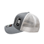 THIGHBRUSH® - Trucker Snapback Hat - Heather Grey and White