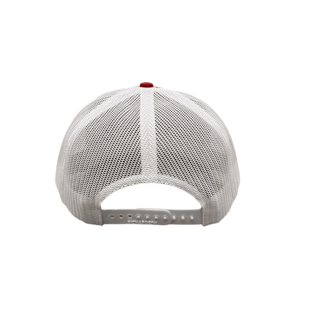 THIGHBRUSH® - Trucker Snapback Hat - Red and White