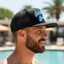 THIGHBRUSH® - WETTER IS BETTER - Flat Bill Trucker Snapback Hat - Black