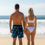 THIGHBRUSH® - WETTER IS BETTER - Men's Board Shorts - Black