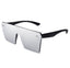 THIGHBRUSH - Women's Flat Top Oversized Shield Sunglasses