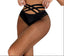 THIGHBRUSH® - X-Top Fishnet Tights with Panties - Black
