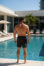 THIGHBRUSH® - X MARKS THE SPOT - Men's Board Shorts - Black