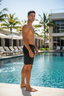 THIGHBRUSH® - X MARKS THE SPOT - Men's Board Shorts - Black