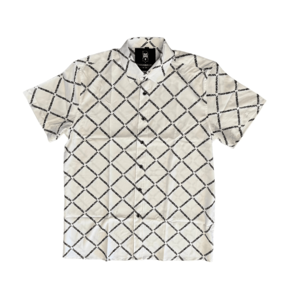 THIGHBRUSH® - X MARKS THE SPOT - Men's Party Shirt - White