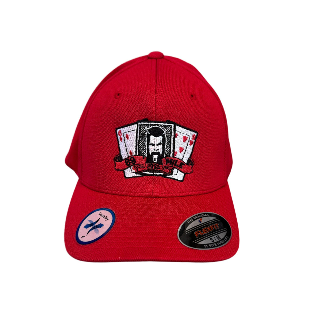 THIGHBRUSH® 69-MILE "POKE-HER RUN" - FlexFit Hat - Red