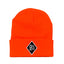 THIGHBRUSH® "69% ER DIAMOND COLLECTION" - Cuffed Beanies - Diamond Patch on Front - Orange