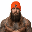 THIGHBRUSH® - 69% ER DIAMOND COLLECTION - Cuffed Beanies - Orange