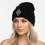 THIGHBRUSH® - 69% ER DIAMOND COLLECTION - Cuffed "Bling" Beanies - Black