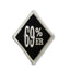THIGHBRUSH® "69% ER DIAMOND COLLECTION" - Diamond Patch - Black and White - Small