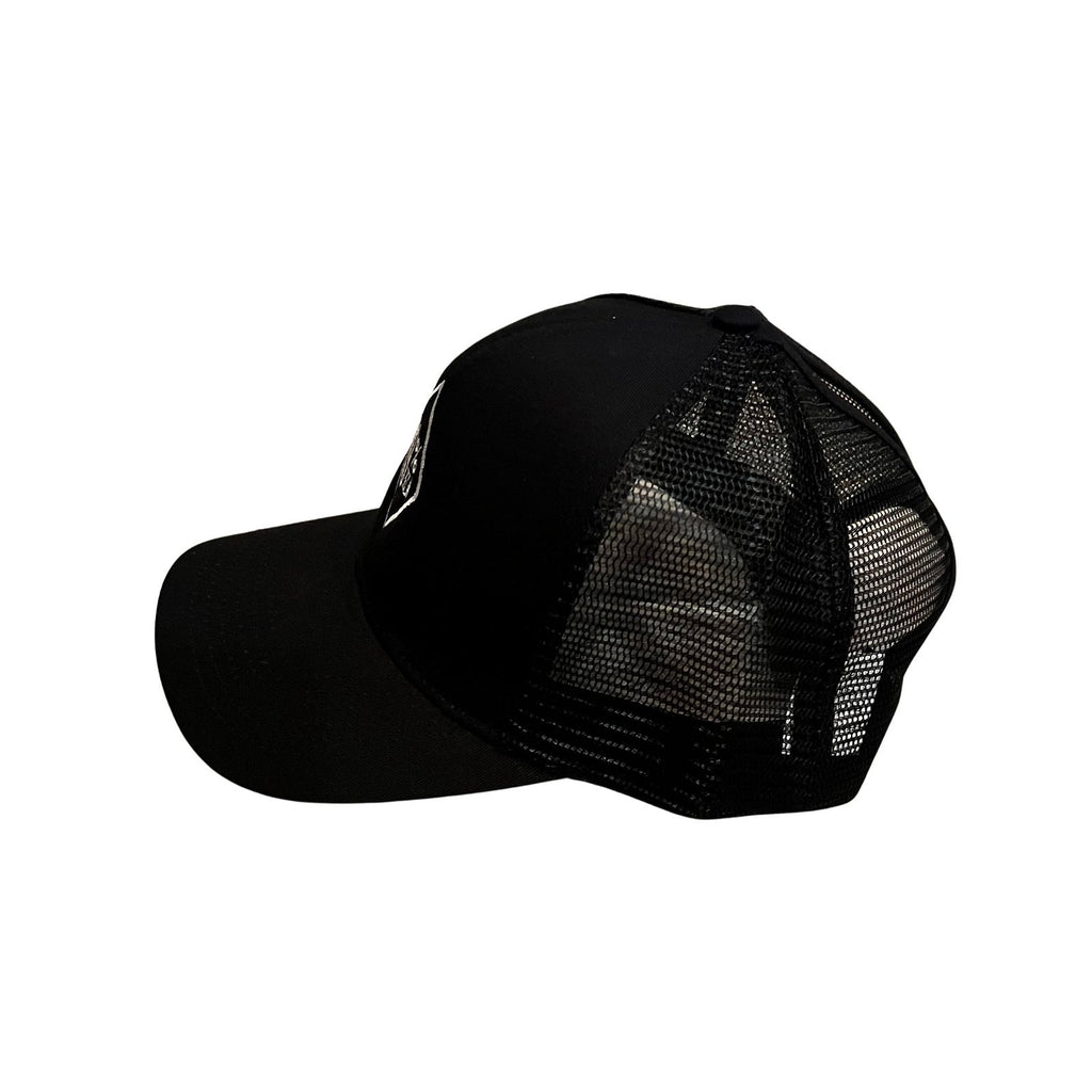 THIGHBRUSH® "69% ER DIAMOND COLLECTION" - Ponytail Trucker Snapback Hat - Black - THIGHBRUSH® - THIGHBRUSH® 