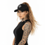 THIGHBRUSH® - 69% ER DIAMOND COLLECTION - Ponytail Trucker Snapback Hat - Black