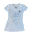 THIGHBRUSH® "69%ER DIAMOND COLLECTION" - Women's Burn Out Tees - White