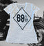 THIGHBRUSH® "69%ER DIAMOND COLLECTION" - Women's Burn Out Tees - White