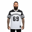THIGHBRUSH® ATHLETICS - "THIGHBRUSH 69 - AWAY" - MEN'S SUBLIMATED FOOTBALL JERSEY - WHITE