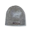 THIGHBRUSH® "69 PERCENTER" Beanies - Rectangular Patch on Front - Grey