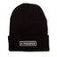 THIGHBRUSH® "69 PERCENTER" Cuffed Beanies - Rectangular Patch on Front - Black