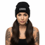 THIGHBRUSH® "69 PERCENTER" Cuffed Beanies - Rectangular Patch on Front - Black
