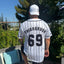 THIGHBRUSH® ATHLETICS - THIGHBRUSH 69 - MEN'S BASEBALL JERSEY - WHITE