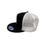 THIGHBRUSH® BEARD RIDING COMPANY - Flat Bill Trucker Snapback Hat - Black and White