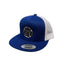 THIGHBRUSH® BEARD RIDING COMPANY - Flat Bill Trucker Snapback Hat - Blue and White