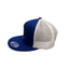 THIGHBRUSH® BEARD RIDING COMPANY - Flat Bill Trucker Snapback Hat - Blue and White