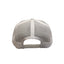 THIGHBRUSH® BEARD RIDING COMPANY - Flat Bill Trucker Snapback Hat - White with Silver