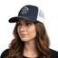 THIGHBRUSH® BEARD RIDING COMPANY - Trucker Snapback Hat - Navy Blue and White