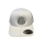 THIGHBRUSH® BEARD RIDING COMPANY - Trucker Snapback Hat - White with Silver