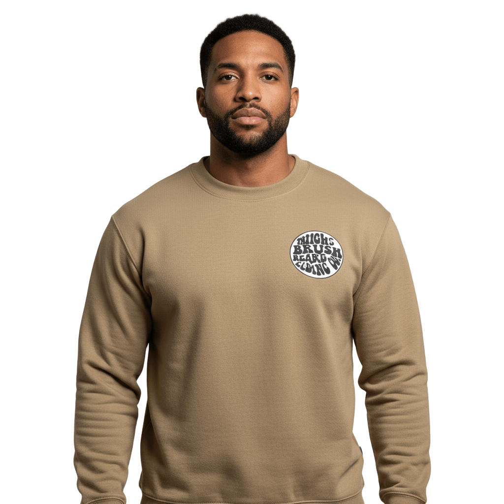 THIGHBRUSH® BEARD RIDING COMPANY - Unisex Long Sleeve Crewneck Sweatsh
