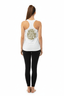 THIGHBRUSH® BEARD RIDING COMPANY - Women's Tank Top - White and Gold