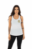 THIGHBRUSH® BEARD RIDING COMPANY - Women's Tank Top - White and Gold