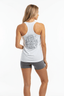 THIGHBRUSH® BEARD RIDING COMPANY - Women's Tank Top - White and Silver