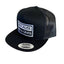 THIGHBRUSH® - BECAUSE I'M A GIVER - Trucker Snapback Hat - Black - Flat Bill