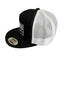 THIGHBRUSH® - BECAUSE I'M A GIVER - Trucker Snapback Hat - Black and White - Flat Bill
