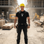 THIGHBRUSH® CONSTRUCTION - HAMMERED, NAILED & SCREWED - Men's T-Shirt