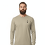 THIGHBRUSH® - Embroidered Face Logo - Unisex Long Sleeve T-Shirt - Khaki