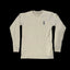 THIGHBRUSH® - Embroidered Face Logo - Unisex Long Sleeve T-Shirt - Khaki