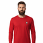 THIGHBRUSH® - Embroidered Face Logo - Unisex Long Sleeve T-Shirt - Red