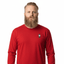 THIGHBRUSH® - Embroidered Face Logo - Unisex Long Sleeve T-Shirt - Red