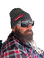 THIGHBRUSH® "#LickMeToo" Cuffed Beanies - Charcoal Grey