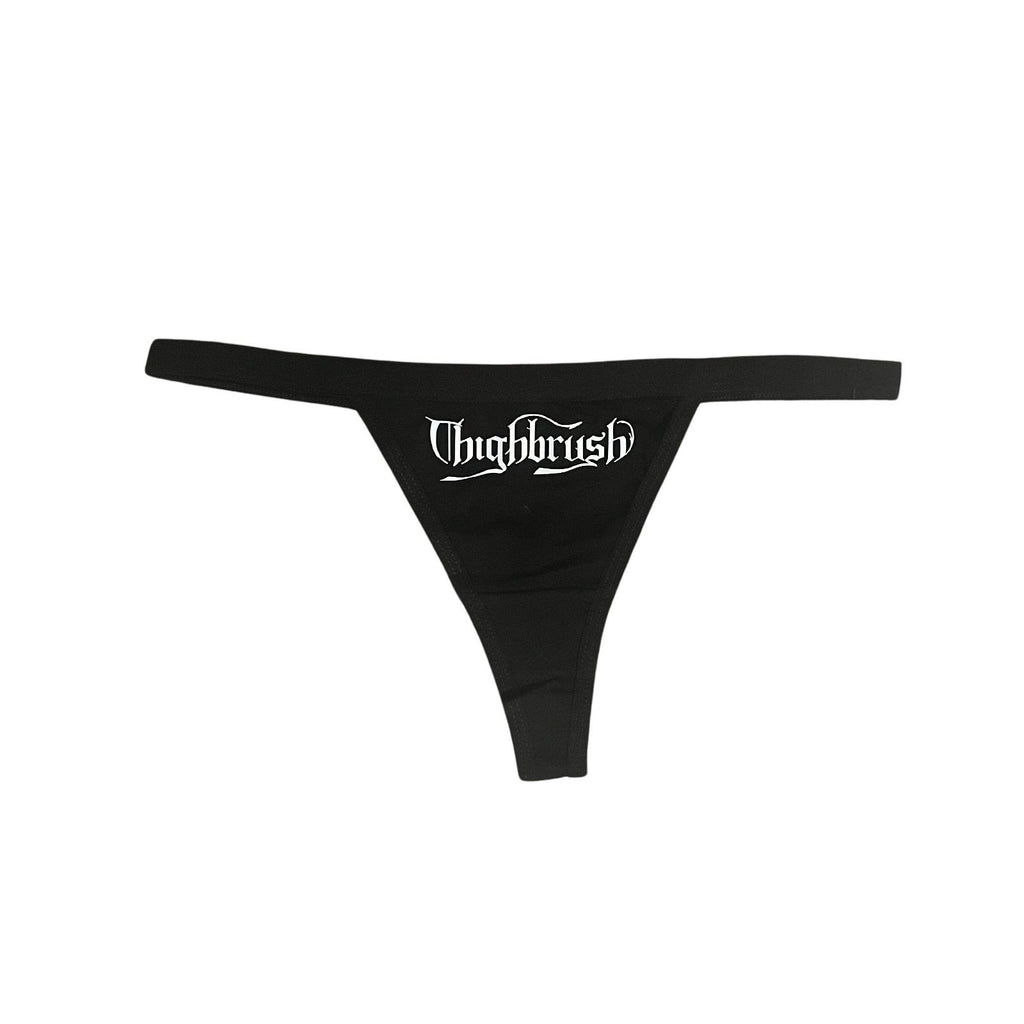 THIGHBRUSH® "OUTLAW" - Women's Thong Underwear - Black - THIGHBRUSH® - THIGHBRUSH® 