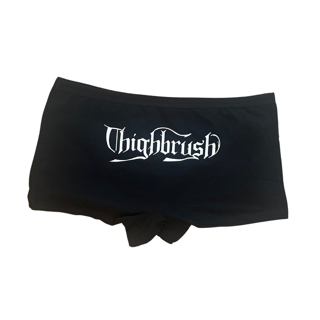 THIGHBRUSH® "OUTLAW" - Women's Underwear - Booty Shorts - Black - THIGHBRUSH® - THIGHBRUSH® 