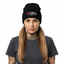 THIGHBRUSH® - PINK MASTER - Cuffed Beanies - Black