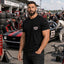 THIGHBRUSH® RACING "TAKIN' HER TO THE FINISH LINE" Men's Pocket T-Shirt