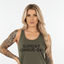 THIGHBRUSH® - SUNDAY TONGUE-DAY - Women's Tank Top - Military Green