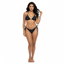 THIGHBRUSH® SWIM - X MARKS THE SPOT - Women's Bikini Separates - Black